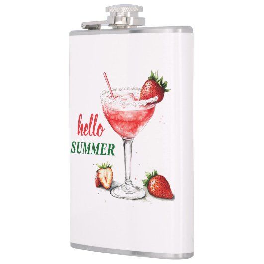 Hello Summer | Strawberry Cocktail Flask フラスク (左)