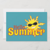 Hello Summer Sun Party 招待状 (裏面)