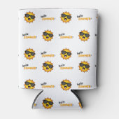 Hello Summer Sun with Sunglasses 缶クーラー (正面)