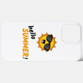 Hello Summer Sun with Sunglasses Case-Mate iPhoneケース (裏面 (横))