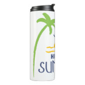 Hello Summer SunshineとPalm Treesの初期化 タンブラー (回転左)