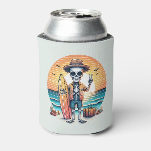 Hello Summer - Surfer 缶クーラー (缶裏面)