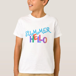 Hello Summer Tクールシャツ Tシャツ