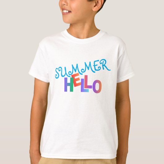 Hello Summer Tクールシャツ Tシャツ (正面)