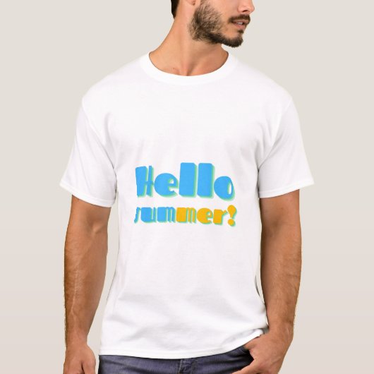 HELLO SUMMER Tシャツ (正面)