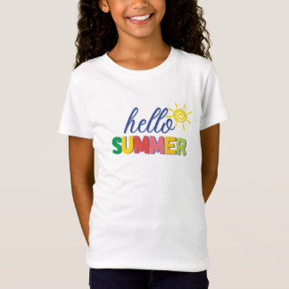 "hello summer" Tシャツ