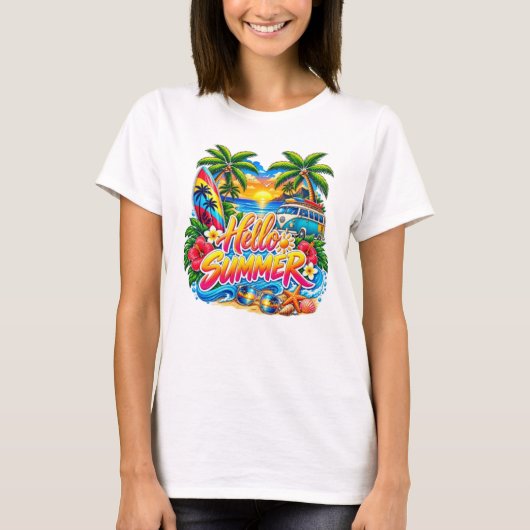 Hello Summer Tシャツ (正面)
