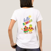 "Hello summer" Tシャツ (裏面)