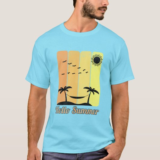 Hello Summer T-Shirt Tシャツ (正面)