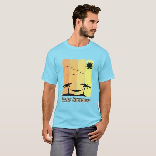 Hello Summer T-Shirt Tシャツ (正面フル)