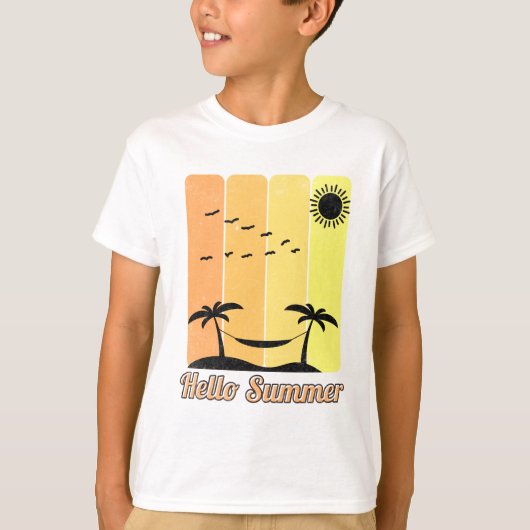 Hello Summer T-Shirt Tシャツ (正面)