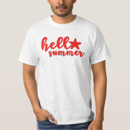 Hello Summer Vibes - 楽しくてビビッドな季節のグラフィック Tシャツ