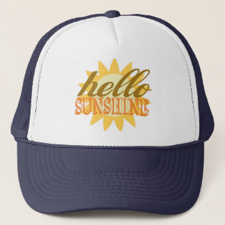 Hello Sunshineトラック素晴らしカーハット キャップ