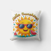 Hello Sunshine  クッション (正面)