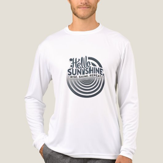 Hello Sunshine – 集中と強さ トライブレンドTシャツ (正面)