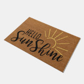 Hello Sunshine doormat、春doormat ドアマット (アングル)