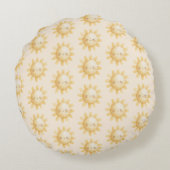Hello Sunshine Happy Sun   ラウンドクッション (裏面)