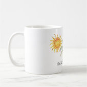 Hello Sunshine Tropical Palm Tree コーヒーマグカップ (左)