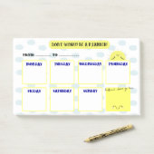 HELLO SUNSHINE - WEEK PLANNER ポストイット (デスク)