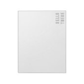 Hello Thereミニマリストのアウトラインレタリング ノートパッド (回転)