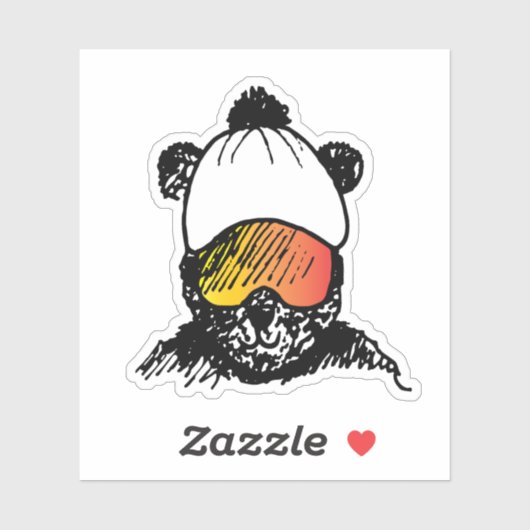 Hello There Bear – ステッカー シール (シート)