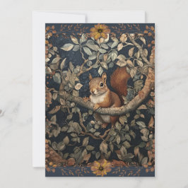 Hello There Red Squirrel in a Tree 招待状