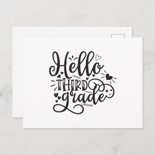Hello Thirdグレード ポストカード (正面/裏面)