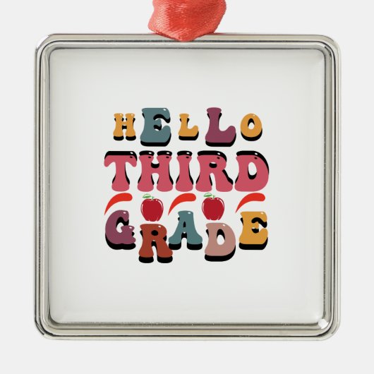 Hello Thirdグレード メタルオーナメント (正面)