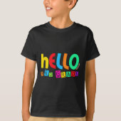 Hello Third 3rd Grade Back To School For Student B Tシャツ (正面)
