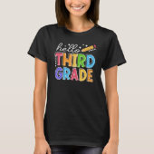 Hello Third 3rd Grade Teacher Student First Day Of Tシャツ (正面)