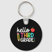 Hello Third Gradeチーム3年生新学期Te キーホルダー (裏面)