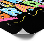 Hello Third Gradeチーム3年生新学期Te ポスター (角)