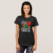 Hello Third Gradeチーム3年生新学期Te Tシャツ (正面フル)