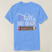 Hello Third Gradeチーム3年生新学期Te Tシャツ (デザイン正面)