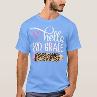 Hello Third Gradeチーム3年生新学期Te Tシャツ