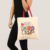 Hello Third Grade新学期 トートバッグ (正面(商品))