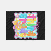 Hello Third Grade 3Gradeチーム新学期Te フリースブランケット (正面(横))