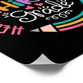 Hello Third Grade 3rd Grade Back To School Kids Te ポスター (角)