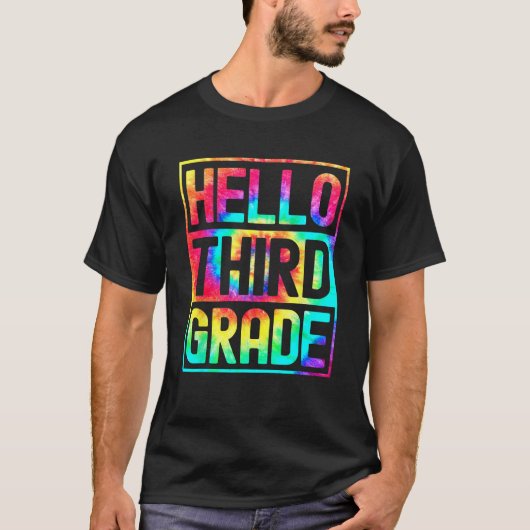 Hello Third Grade Back to School 3rd Grade Teacher Tシャツ (正面)