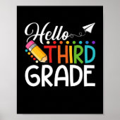 Hello Third Grade Team 3Grade新学期 ポスター (正面)