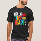 Hello Third Grade Team 3rd Grade Back To School Te Tシャツ (正面)