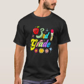 Hello Third Grade Team 3rd Grade Back To School Te Tシャツ (正面)