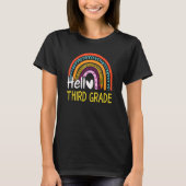 Hello Third Graderainbow Welcome Ba Tシャツ (正面)