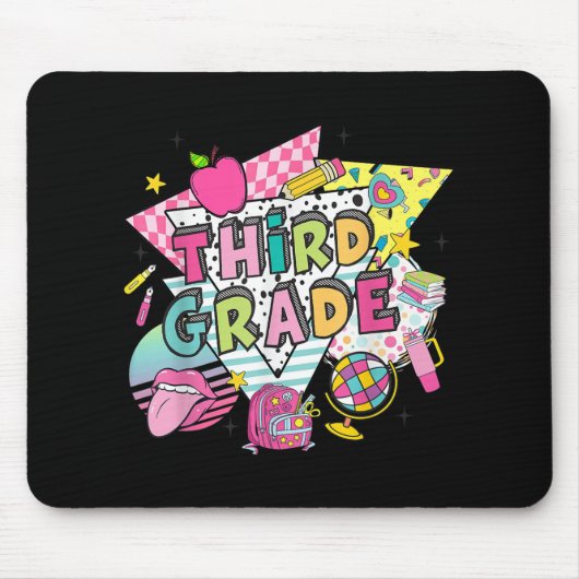 Hello Three Grade Shirt – ガールズグレード3Grade服, マウスパッド (正面)