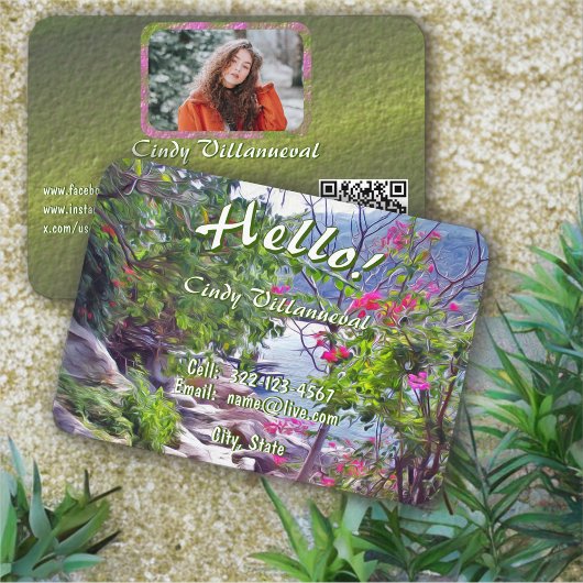 Hello Trail 821 QR Calling Card コーリングカード