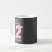 Hello Twelve Est 2014 12th Birthday Coquette 12 Ye コーヒーマグカップ (正面左)