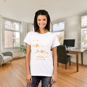 Hello twentyone 21st誕生日タイポグラフィ名の日付 tシャツ