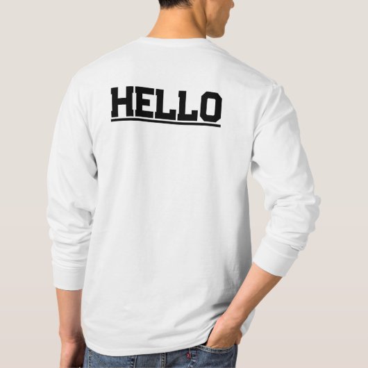 HELLO USA Tシャツ (裏面)