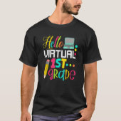 Hello Virtual 1st Grade新学期2020 Tシャツ (正面)