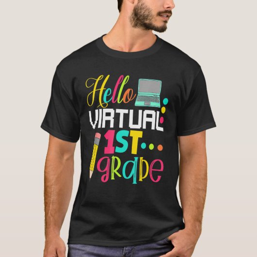 Hello Virtual 1st Grade新学期2022 Tシャツ (正面)